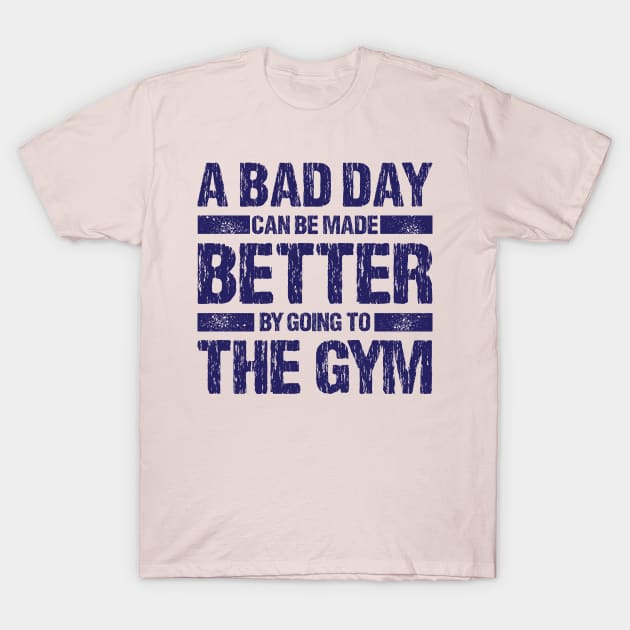 Gym Motivational Quote T-Shirt by DeDoodle